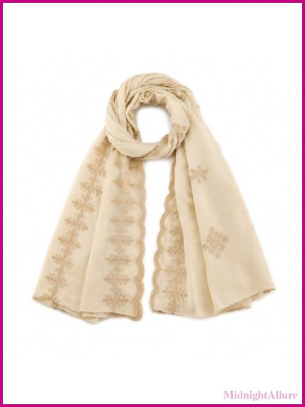 Embroidered Pashmina Shawl Wrap Women Floral Evening Dress Scarf